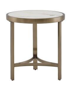 Журнальный столик Адриана 50*50 см светлая керамика