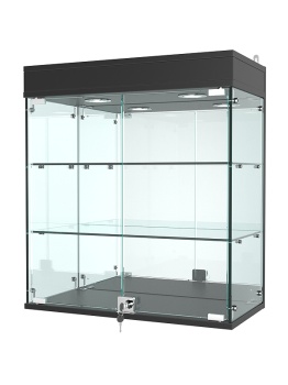Витрина "АТРИУМ" настенная №1А-5Г, Черный