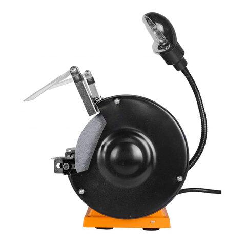 Точильный станок ВИХРЬ ТС-200, 200 Вт, 2950 об/мин, круг 150х16 мм, подсветка, защитный экран 72/7/2