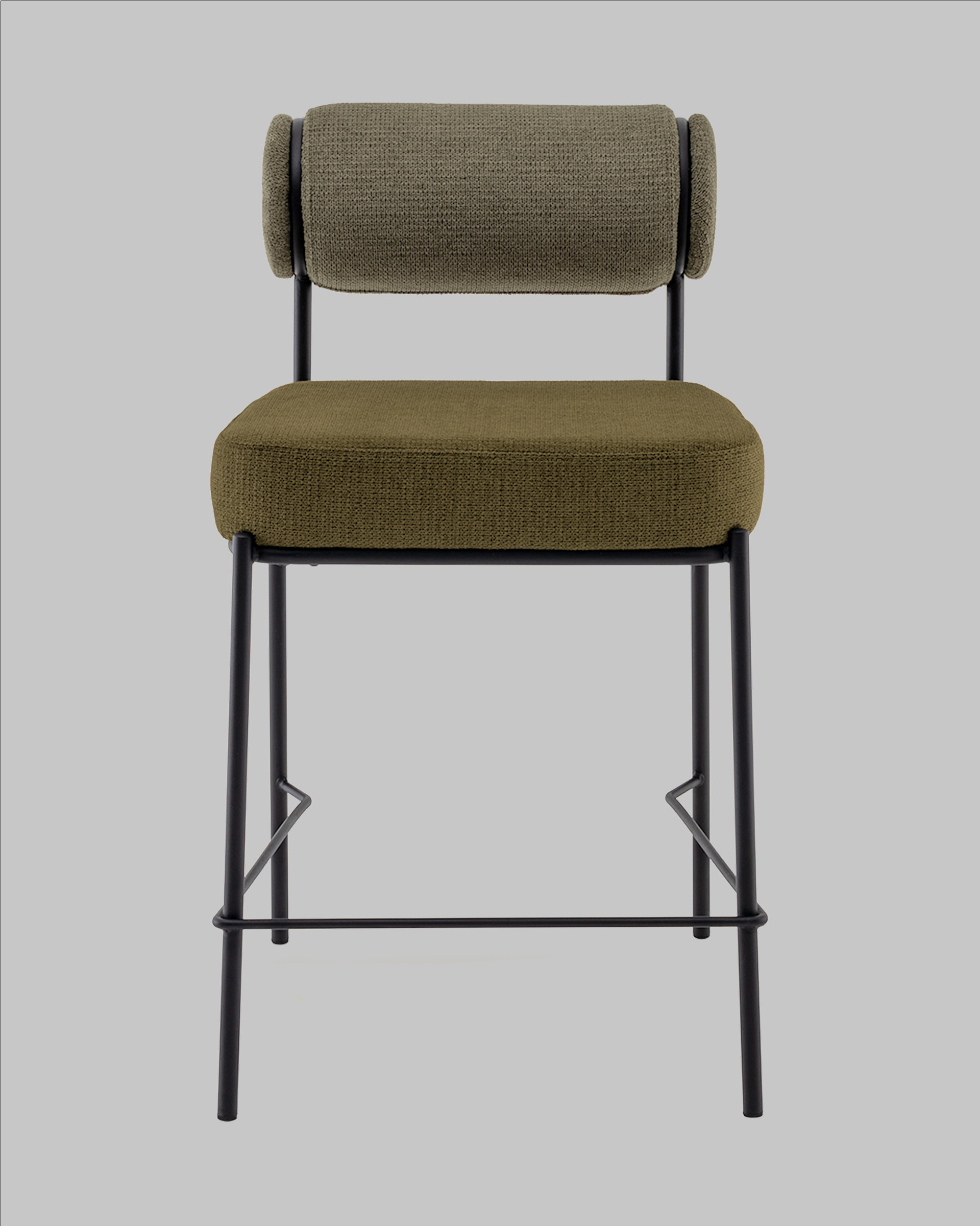 Стул полубарный Ponpoun зелёный