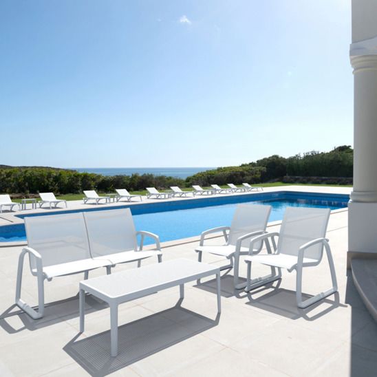 Кресло пластиковое Фронте, белый