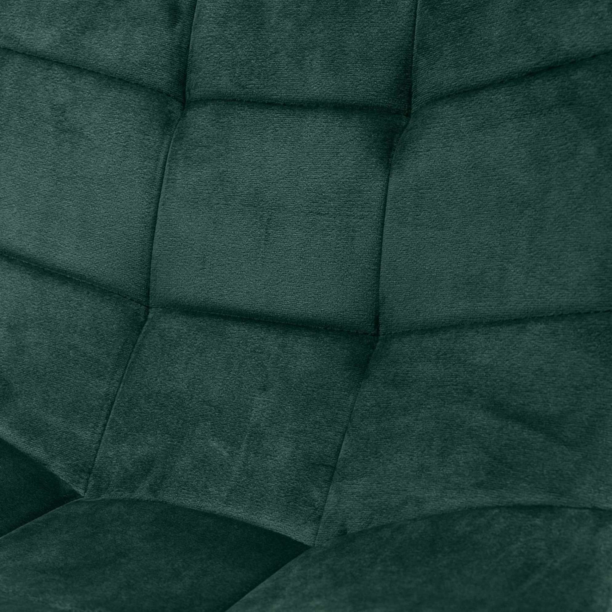 Стул барный Mia, зеленый, велюр