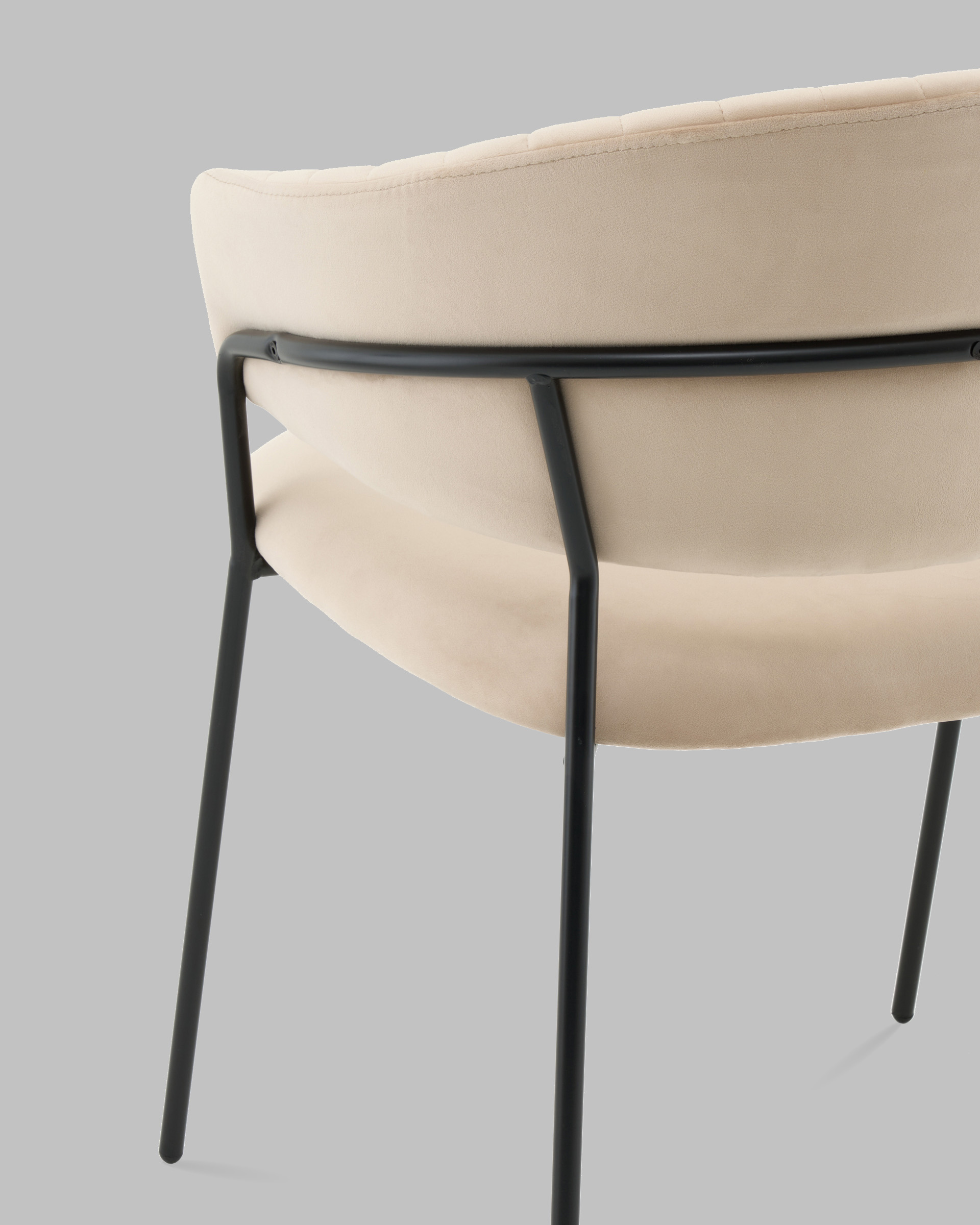 Стул Бруно NEW велюр кремовый