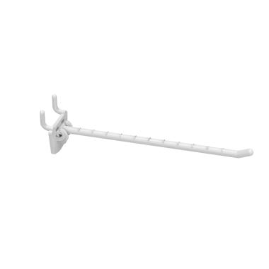 Крючок одинарный SINGLE HOOK-MP-250, белый, в перфорацию, длина 250 мм