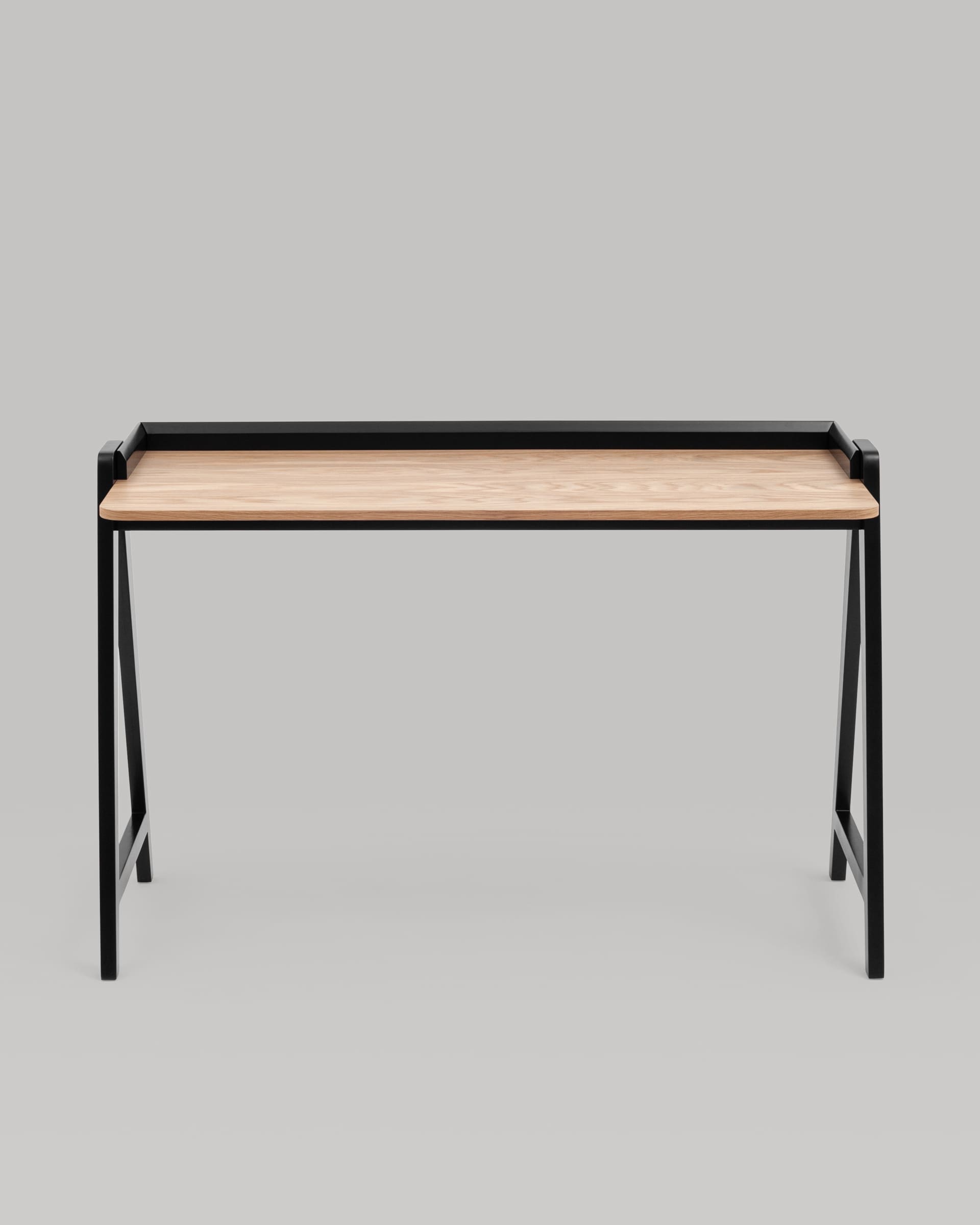 Стол письменный Pyramid 118*53 светлое дерево/черный