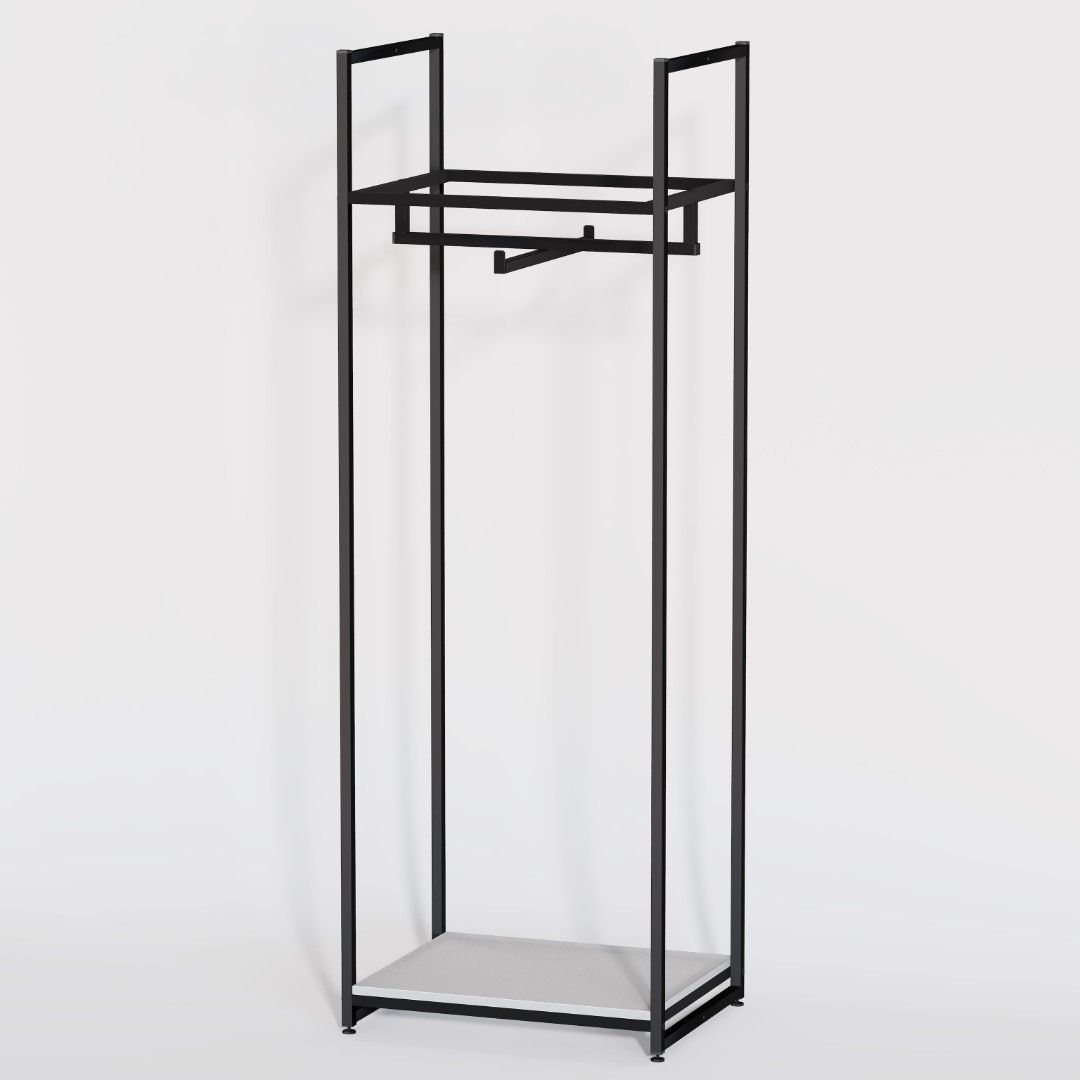 Стеллаж для одежды в стиле Лофт A1760-01-ЧБ