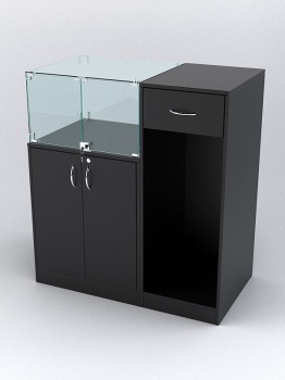 Прилавок "РИВОЛИ" №6 кассовый, Черный