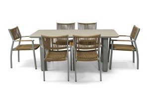 "Витория" обеденная группа плетеная