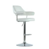 Барный стул Cherokee, белая кожа