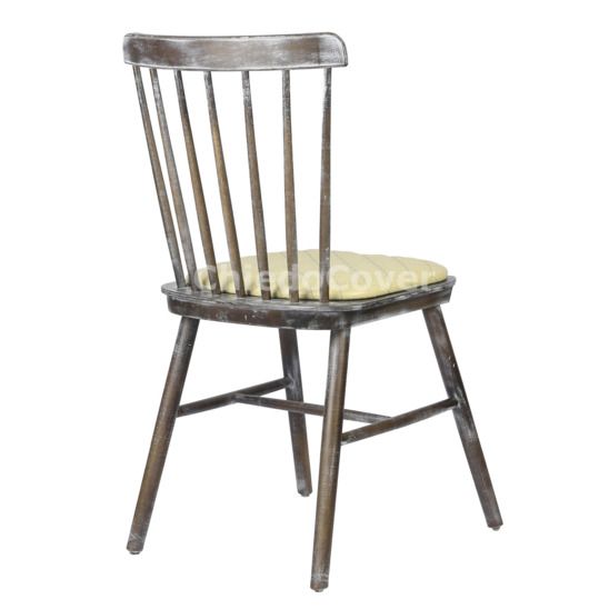 Стул Такер, патина, с бежевой подушкой