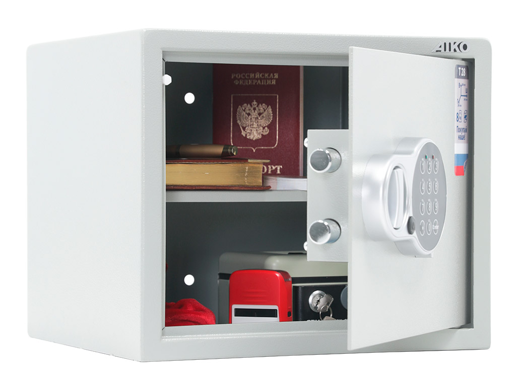 Мебельный сейф AIKO Т-28 EL цена 7 380 ₽ Мебельный сейф AIKO Т-28 EL