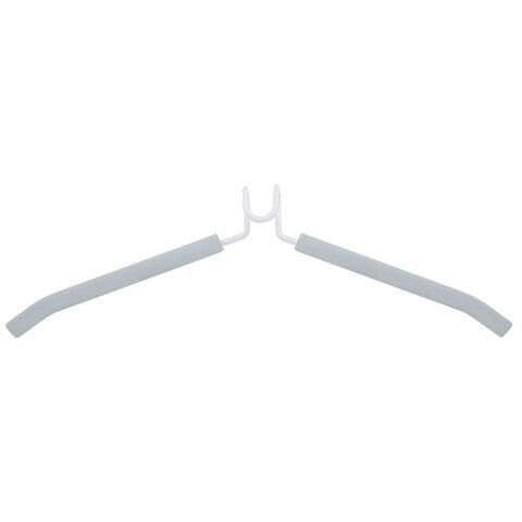 Вешалка-плечики трансформер, 5 плечиков, металл с покрытием, серые, BRABIX, 607475