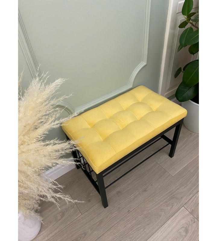 Банкетка Сканди-60 (желтый/черный)