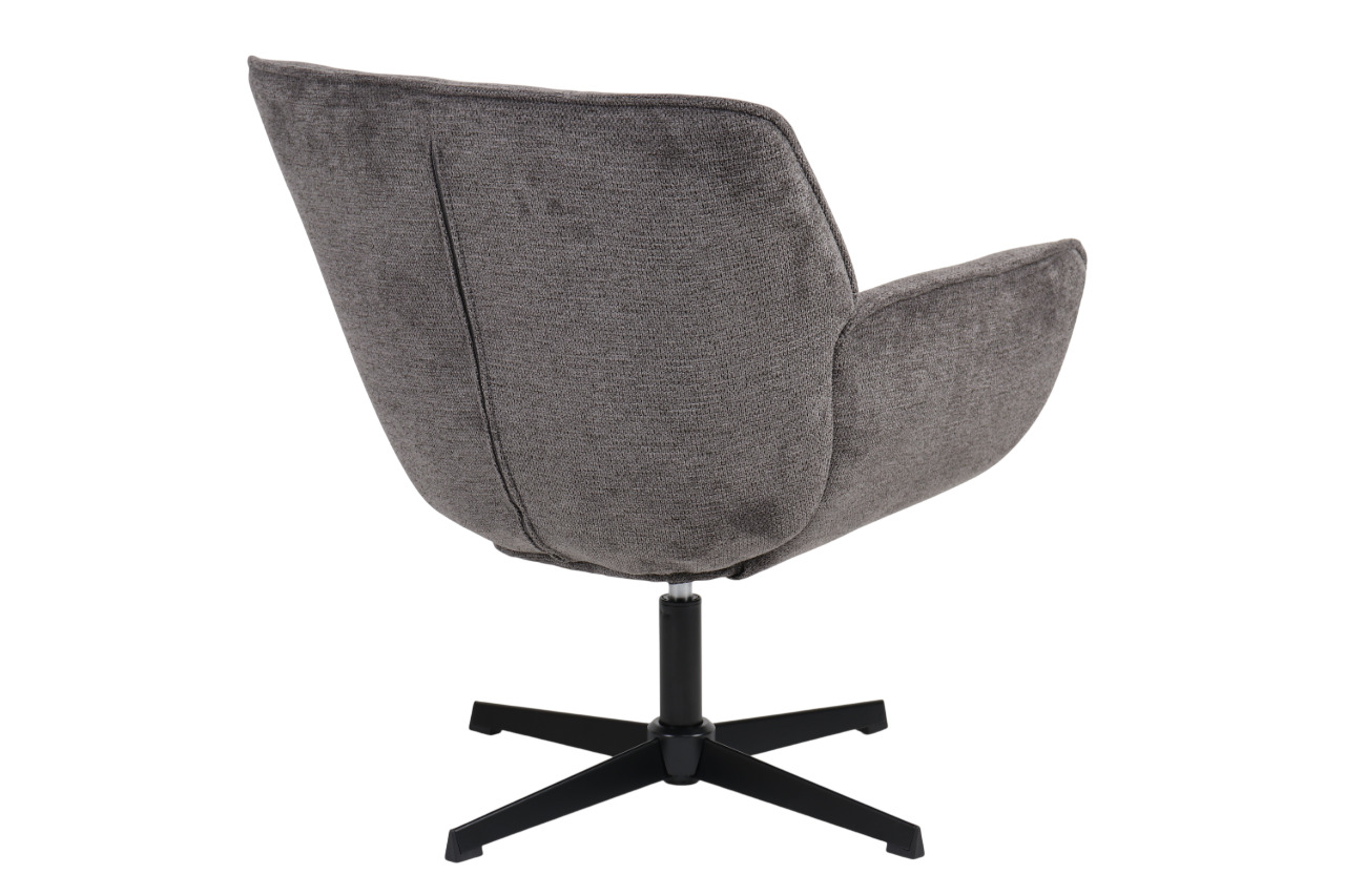 Кресло Konfele темно-серый шенилл