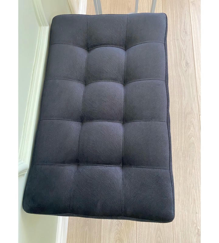 Банкетка Сканди-60 (черный/белый)