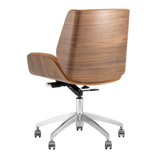 Кресло офисное TopChairs Crown, коричневое