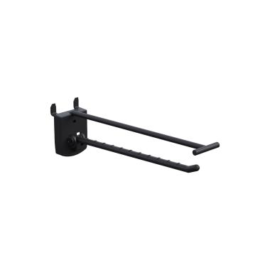 Крючок одинарный SINGLE HOOK-PH-CR-B-150 черный, в картон, длина 150 мм
