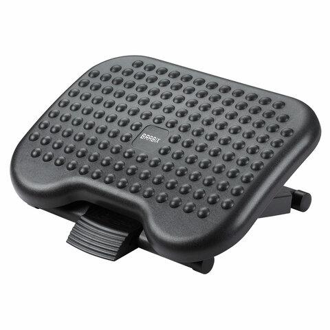 Подставка для ног BRABIX Ultra 1 46х34 см, регулировка высоты и угла наклона, 533036