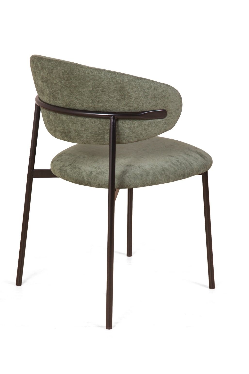 Стул Адель, шенилл Puffy green