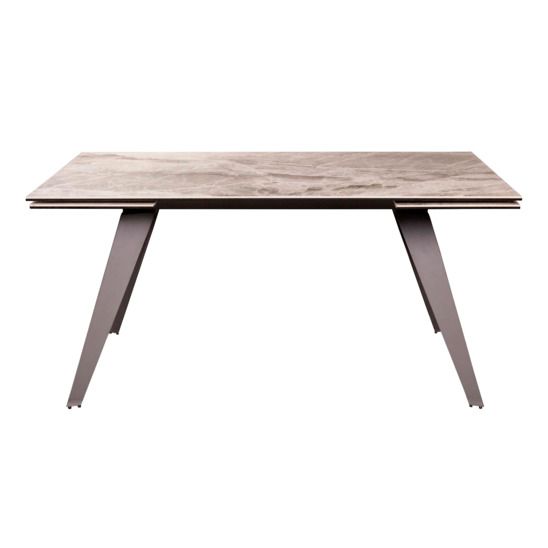 Стол раскладной Grant, мрамор испанская керамика светлый