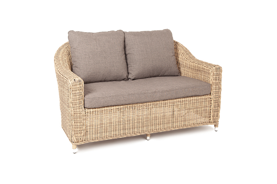 "Кон Панна" диван из искусственного ротанга двухместный