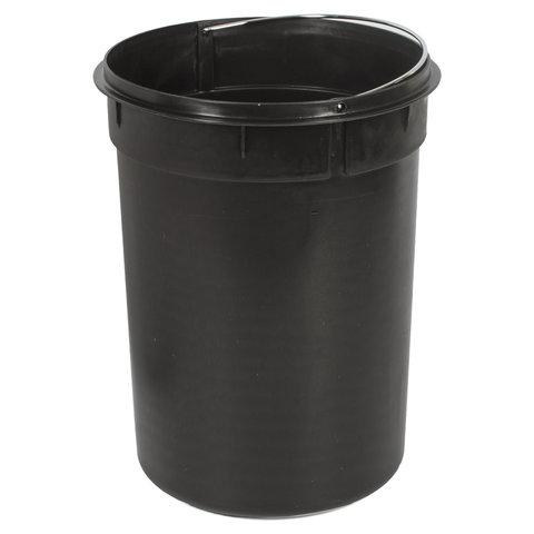 Ведро-контейнер для мусора (урна) с педалью LAIMA "Classic", 20 л, белое, глянцевое, металл, со съемным внутренним ведром, 604949