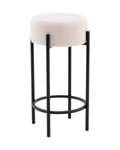 Стул барный Беккет букле бежевый