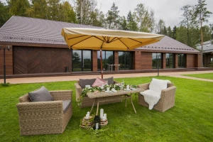 "Аффогато" обеденная группа из искусственного ротанга