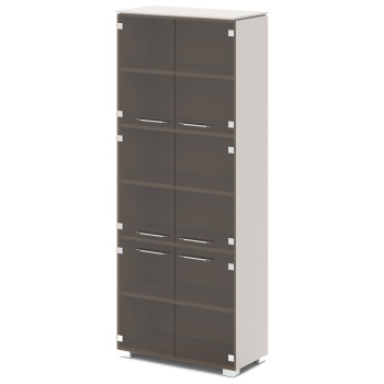 Шкаф для документов высокий широкий G-674 Грандеза - Grandeza (Великолепие)цвет Бежевый песок