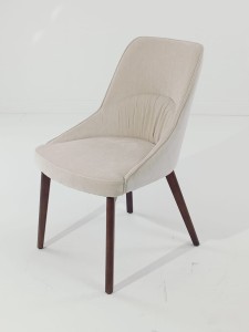 Стул ABI BOSTON-102 латте, ткань / орех, ®DISAUR