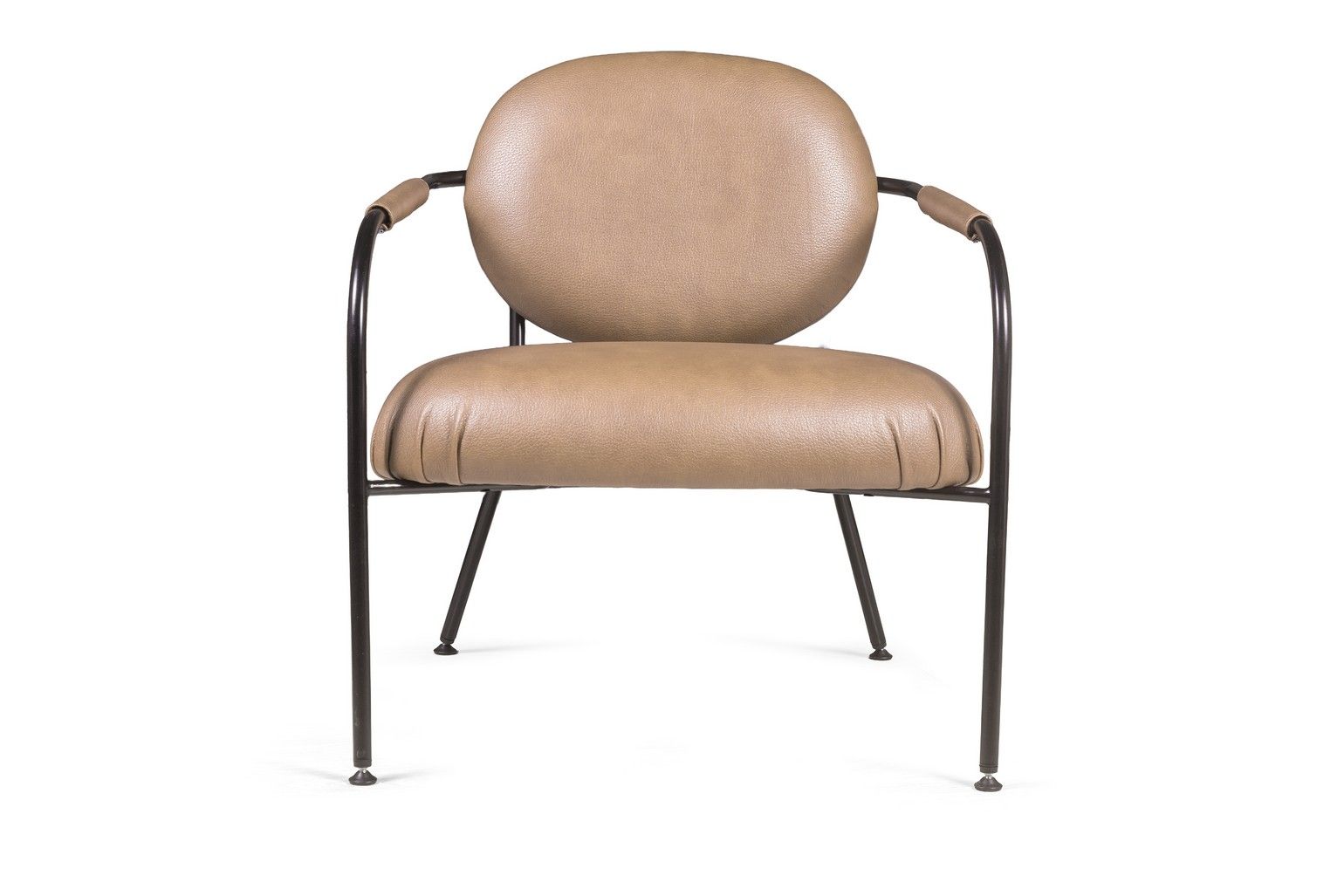 Лаунж кресло Эго, искусственная кожа, бежевый