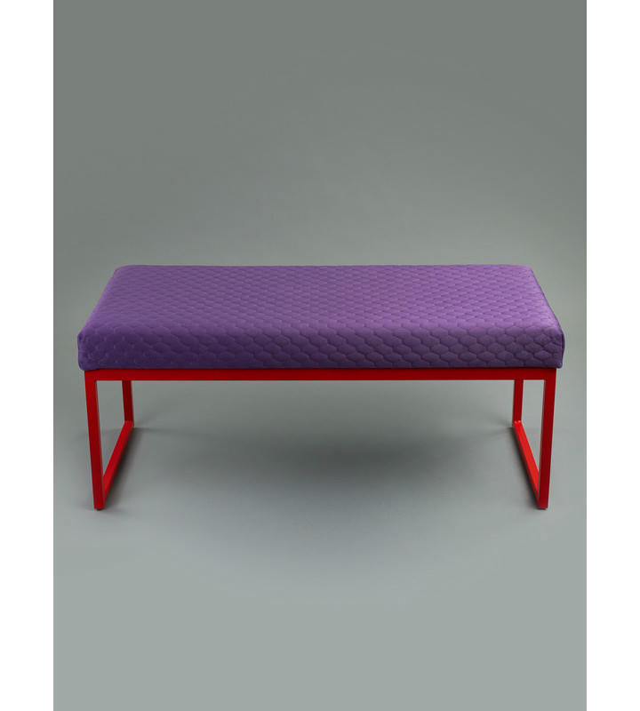 Банкетка Марсей 95-44 (сиреневый/красный)