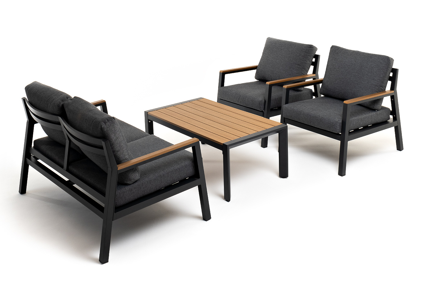 "Камелия" лаунж-зона 4-местная из алюминия