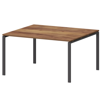 Стол переговорный на металлокаркасе Смарт СМСП-П-14.123.Пр25 Таксония/Антрацит