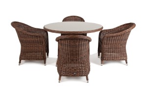 "Равенна" обеденная группа плетеная