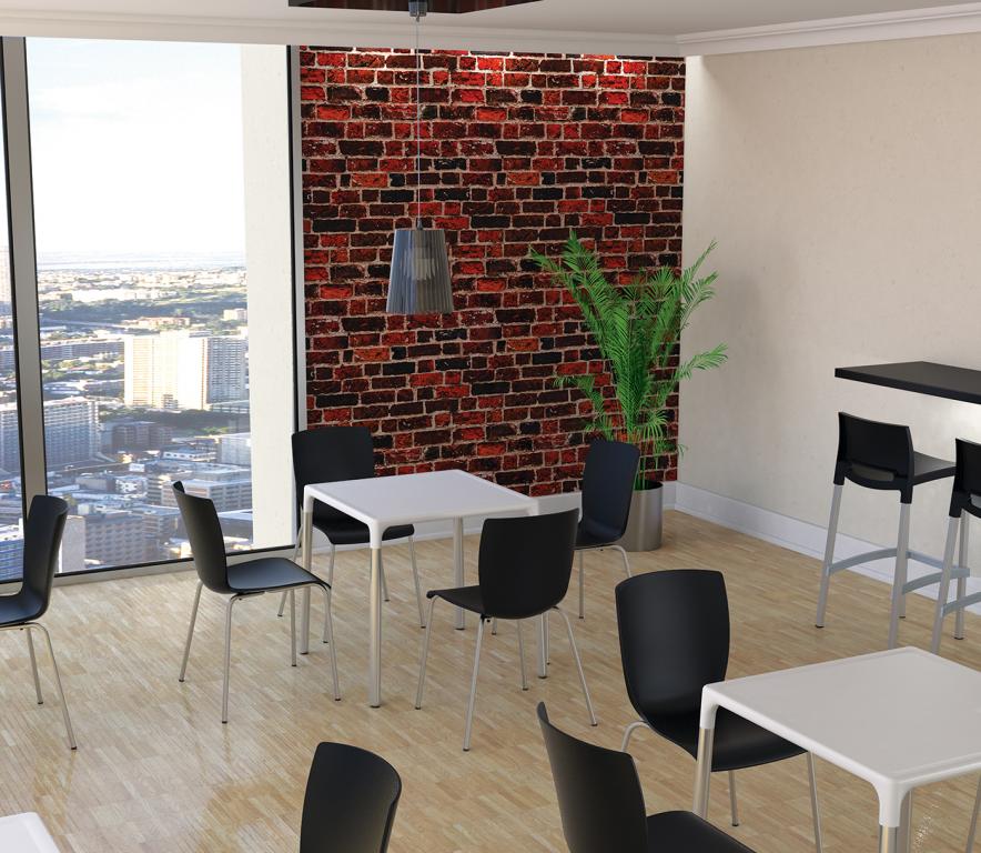 Стул пластиковый Mio черный