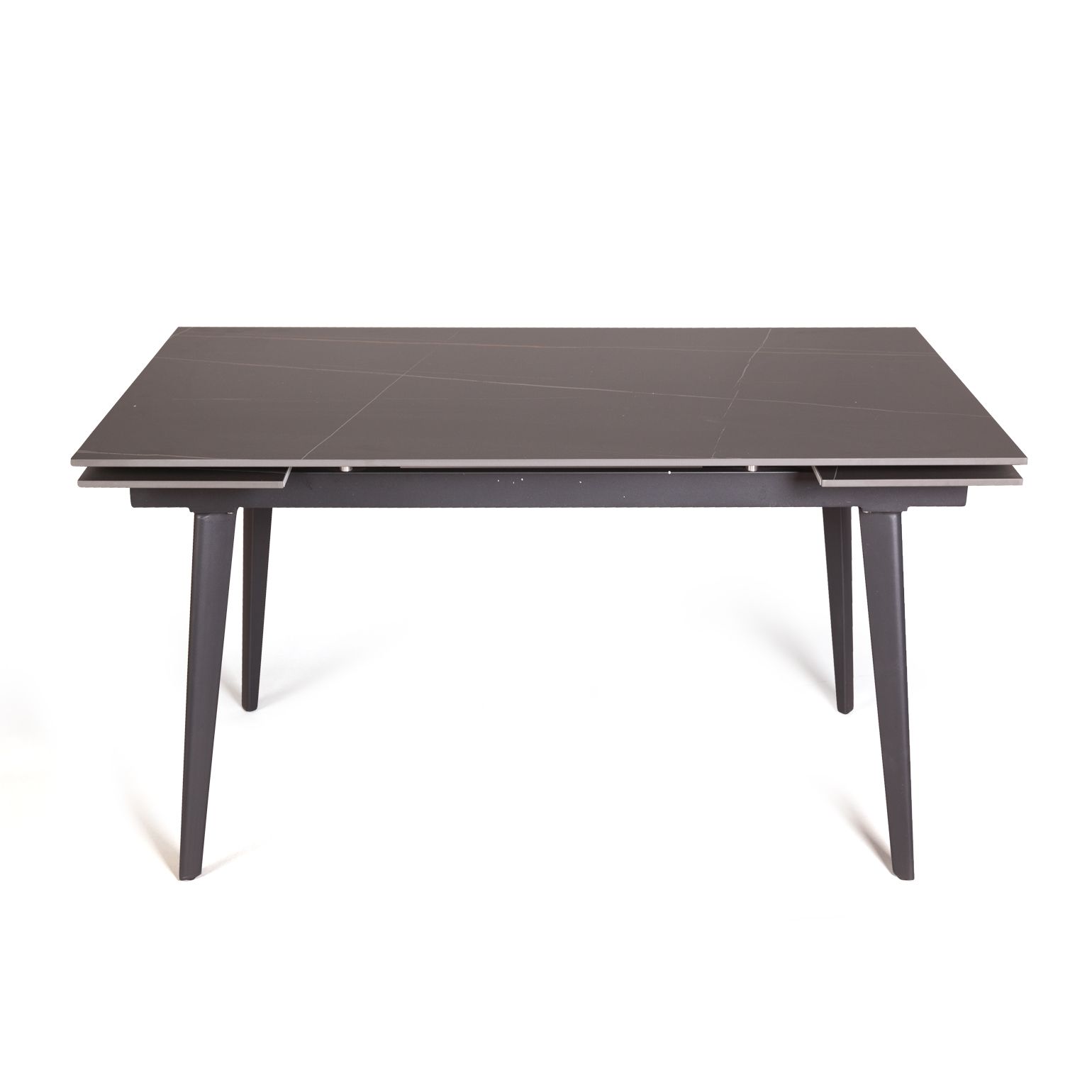 Стол раскладной Buren (140+30+30) керамика черный