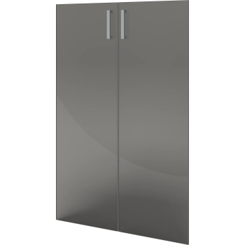 Двери средние стеклянные Аргентум НТ-601.2.С.Ф Прозрачный