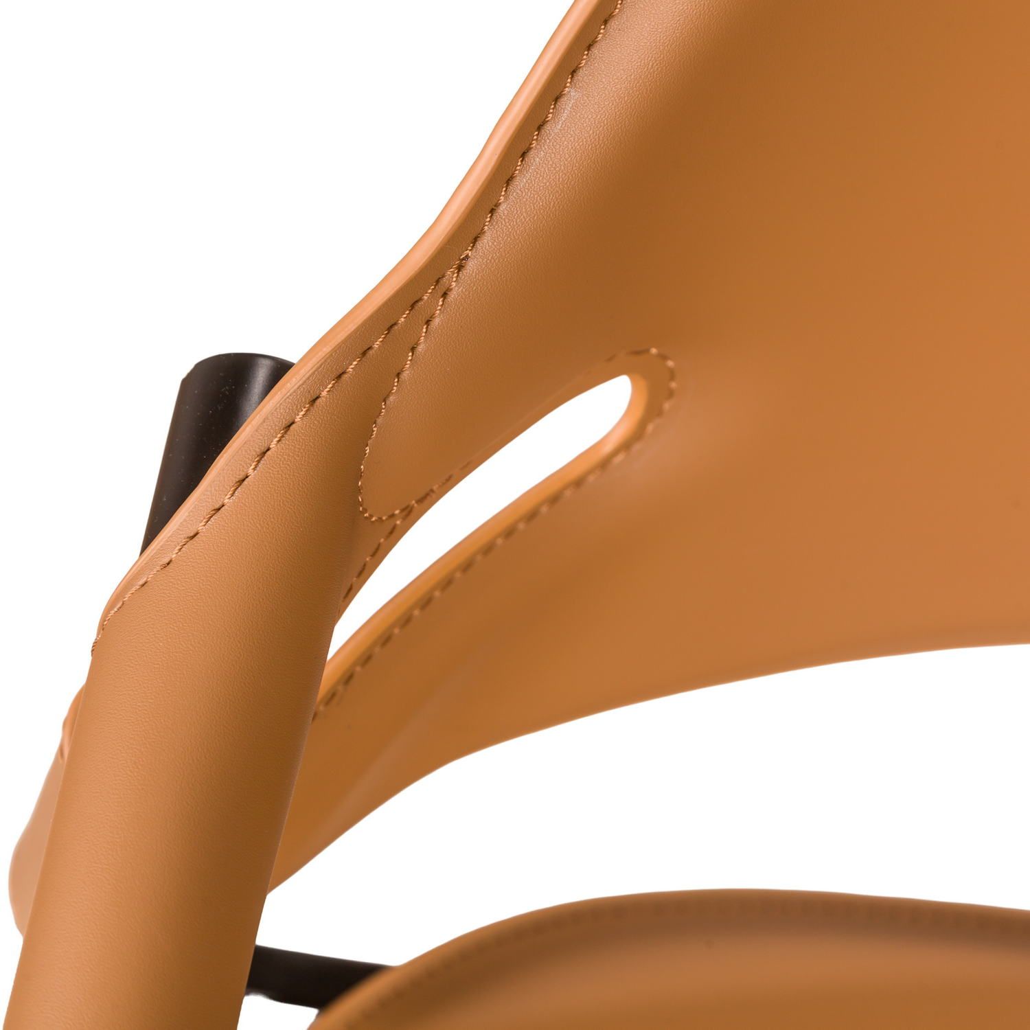 Стул с подлокотниками Сьют, коричневый