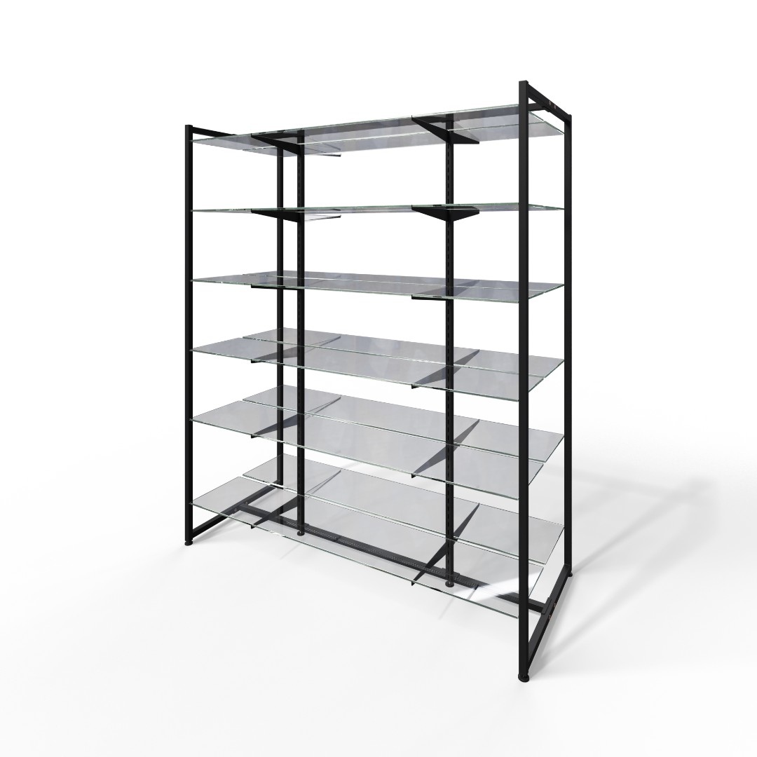 Стеллаж для обуви в стиле Лофт Б1512-01 (150х124х53)