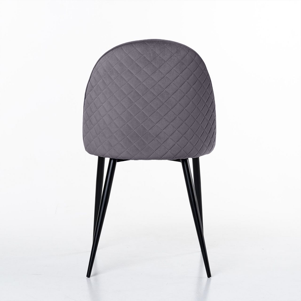 Стул Маркус, бархат серый 27