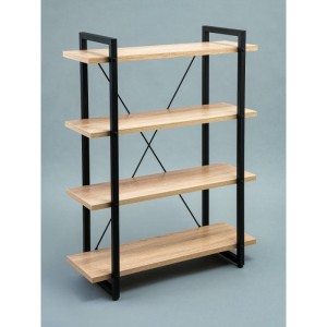 Мс-25 Стеллаж металлический в стиле "Лофт" (дуб сонома)