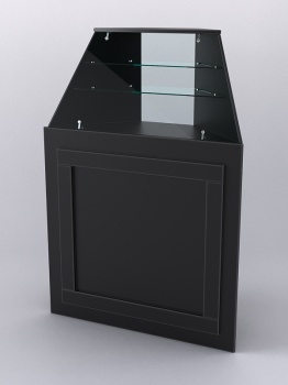 Прилавок "ОРНАМЕНТ" №6 угловой, Черный