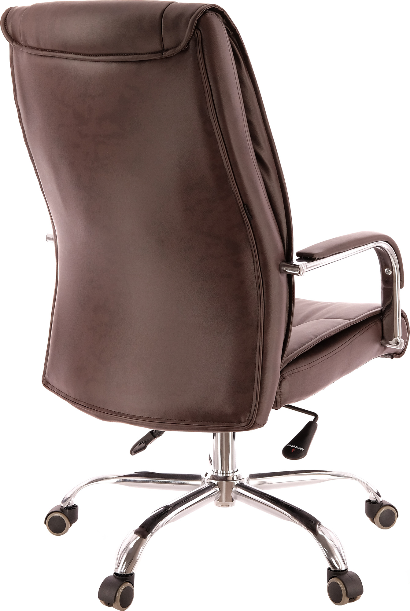 Кресло руководителя Everprof Kent (Кент) TM Экокожа Коричневый