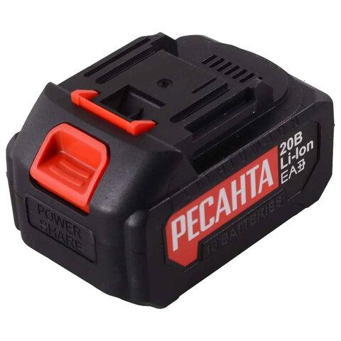 Краскопульт аккумуляторный, 20В, 1.0л, 800 мл/мин, сопло 1-2.5 мм, 1х4А*ч, РЕСАНТА АКП-20Li, 75/17/3