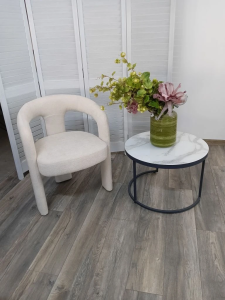 Стул ДИВА (DIVA) цвет 01 Молочный, ткань