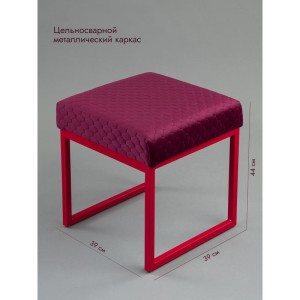 Банкетка Марсей 40-44 (бордовый/красный)