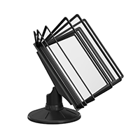 СЮИТА-01.А4Bk.Bk Демосистема настольная вращающаяся черная 10 черных панелей А4