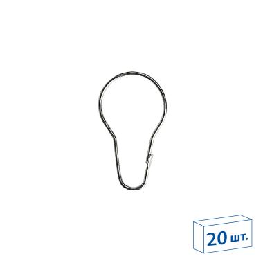 Карабин CLASP из оцинкованного металла для крепления на трубу (20 шт. в упаковке)