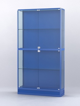 Витрина "АЛПРО" №4-300-1 (задняя стенка - ДВП), Синий